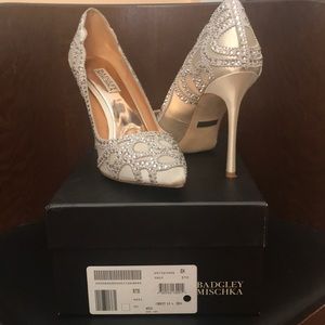 Badgley Mischka heels 9.5 - perfect for wedding